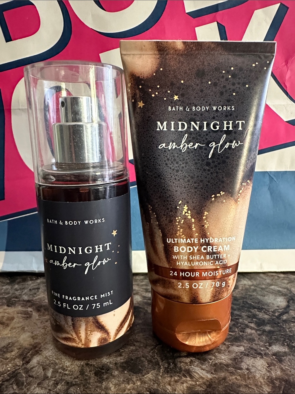 Bath & Body Works Midnight amber glow  travel size